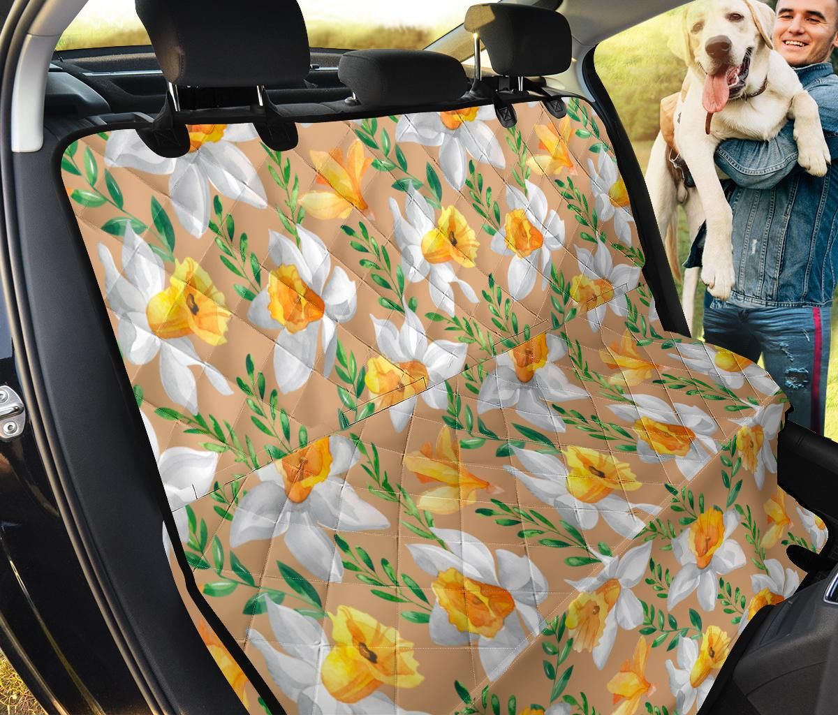 Full Blooming Daffodils Design Car Back Seat Cover Dog Car Seat Covers - 3376b46bede6 Full Blooming Daffodils Design Car Back Seat Cover Dog Car Seat Covers - 3376b46bede6
