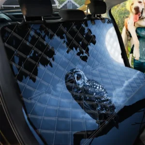 Full Moon Night Owl Print Pattern Print Car Back Seat Cover Dog Car Seat Covers - ae5d9fc8bb5b