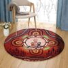 Funny Africa Round Carpet Floor Rug Living Room Bedroom Decor Round Area Rug Carpet