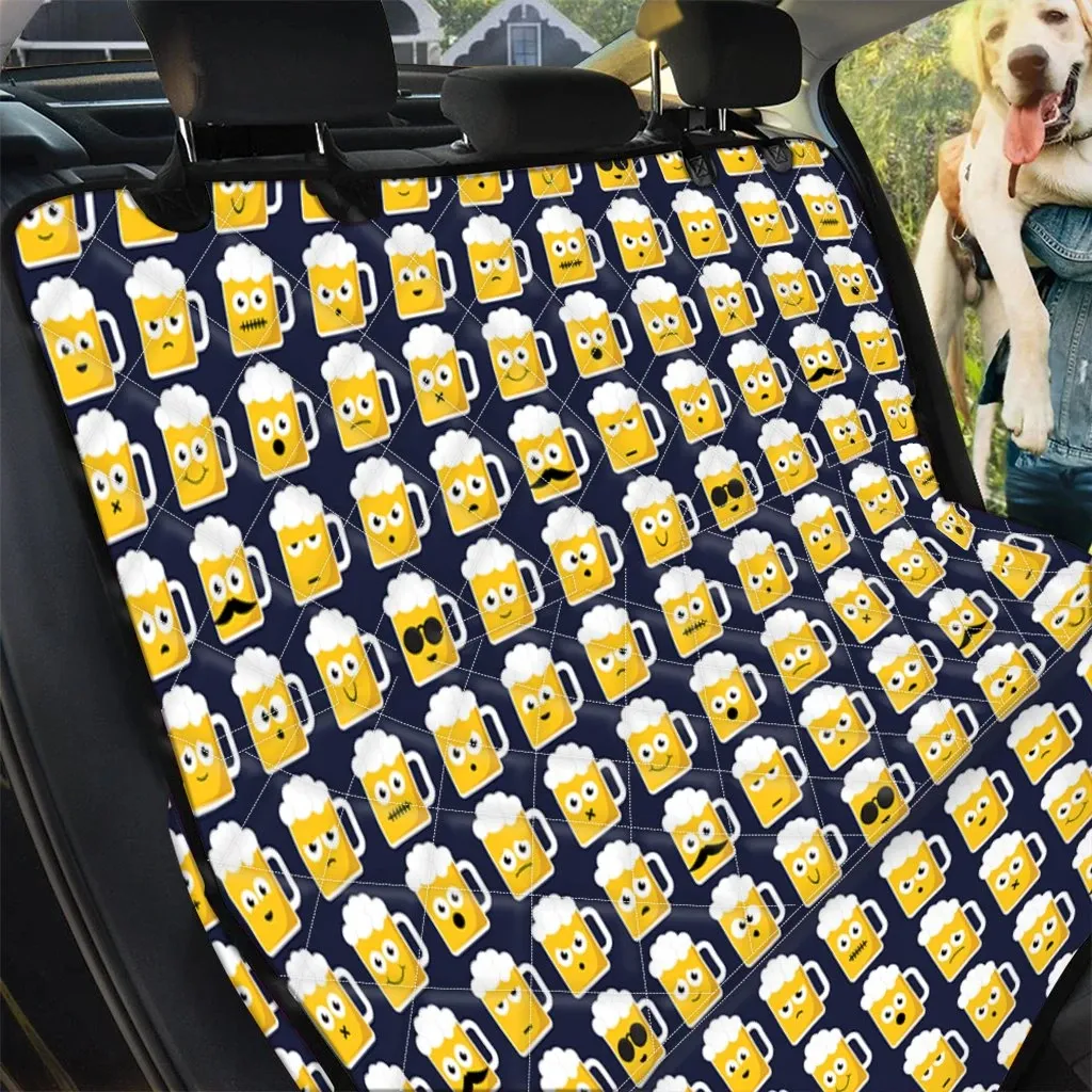 Funny Beer Emoji Pattern Design Car Back Seat Cover Dog Car Seat Covers - 531d78961b27 Funny Beer Emoji Pattern Design Car Back Seat Cover Dog Car Seat Covers - 531d78961b27