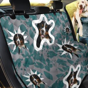 Funny Bernese Mountain Dog Design Car Back Seat Cover Dog Car Seat Covers - 2f17f689dc5b