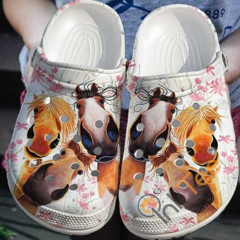 Funny Horse No 289 Crocs Crocband Clog Comfortable For Mens Womens Classic Clog Water Shoes Funny Horse No 289 Crocs Crocband Clog Comfortable For Mens Womens Classic Clog Water Shoes