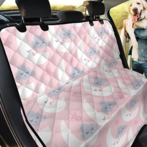 Funny Moon Pattern Car Back Seat Cover Dog Car Seat Covers - 02178741e981