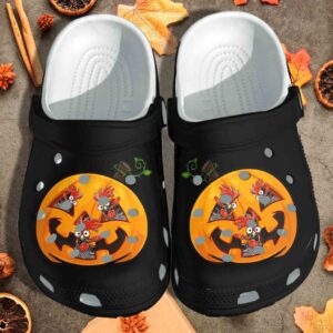 Funny Pumpkin Shoes Clog Crocs Clog – Halloween Crocband Clog Birthday Gift For Man Woman