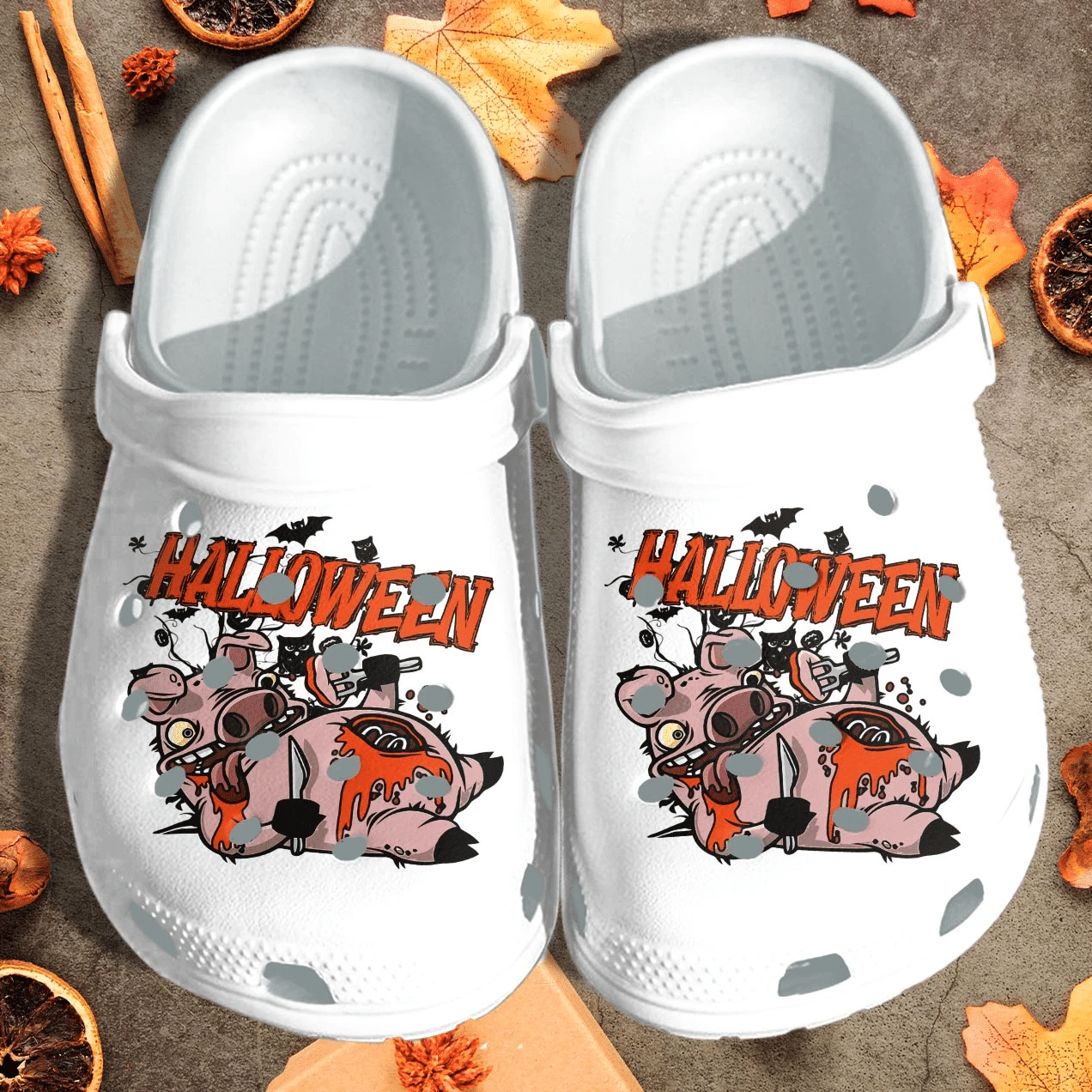Funny Scary Pig Halloween Shoes Clog – Happy Halloween Crocs Clog Crocband Clog Birthday Gift For Man Women Funny Scary Pig Halloween Shoes Clog – Happy Halloween Crocs Clog Crocband Clog Birthday Gift For Man Women