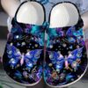 Galaxy Butterfly Crocs Clog Clog Shoes