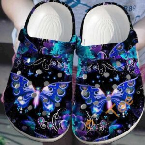 Galaxy Butterfly Crocs Clog Clog Shoes