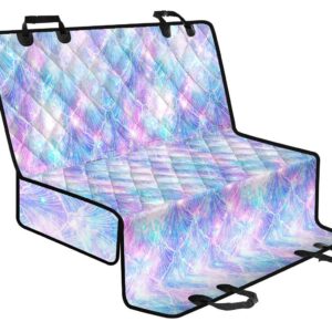 Galaxy Mermaid Scales Pattern Print Pet Car Back Seat Cover - 6c8e5300ac51