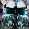 Galaxy Wolf Personalized Clog Custom Crocs Comfortablefashion Style Comfortable For Women Men Kid Print 3D