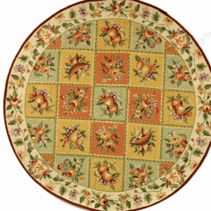 Garden Fruit Round Carpet Floor Rug Living Room Bedroom Decor Round Area Rug Carpet