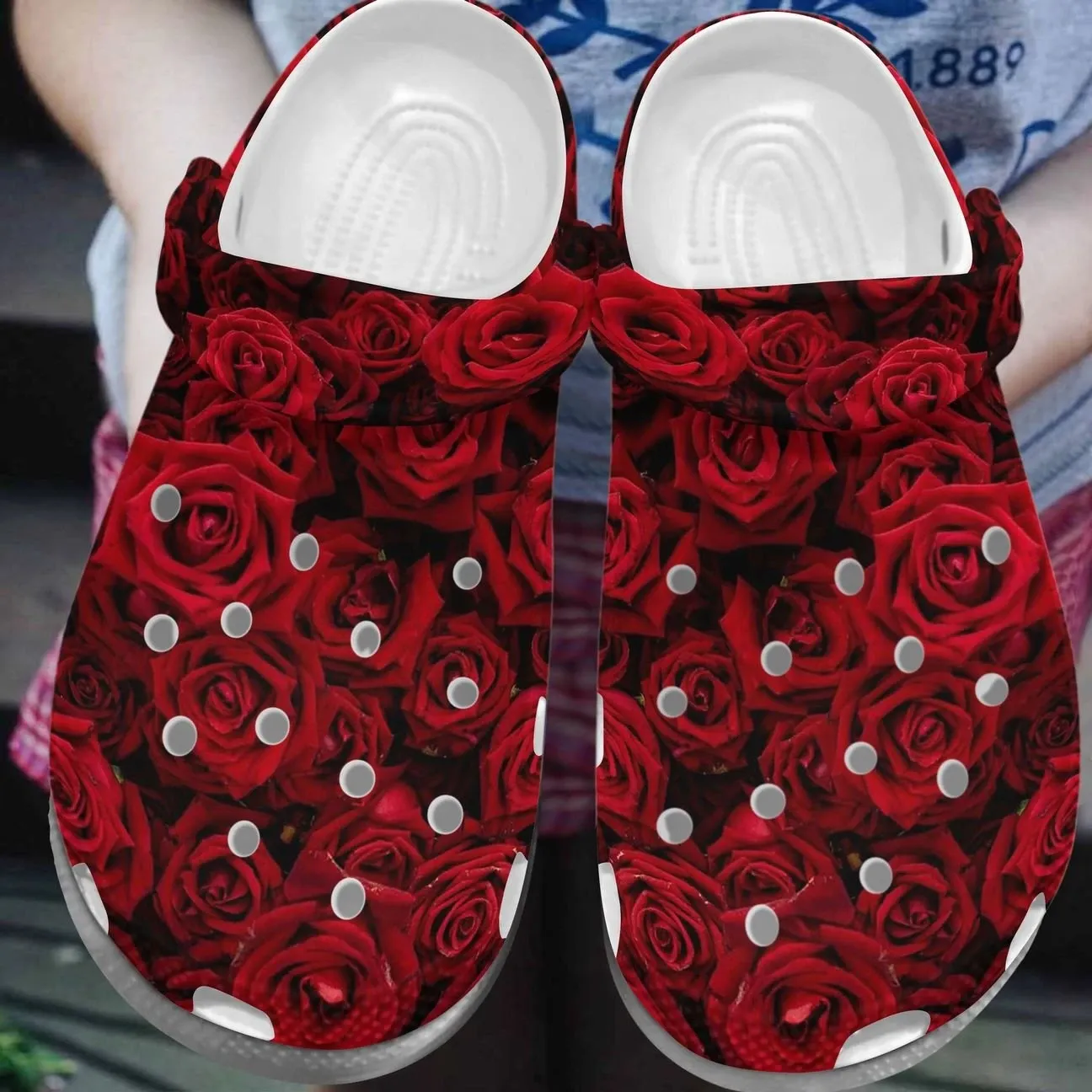 Garden Personalize Clog Custom Crocs Fashionstyle Comfortable For Women Men Kid Print 3D Flower 3D Garden Personalize Clog Custom Crocs Fashionstyle Comfortable For Women Men Kid Print 3D Flower 3D