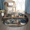 Gardening Round Carpet Floor Rug Living Room Bedroom Decor Round Area Rug Carpet
