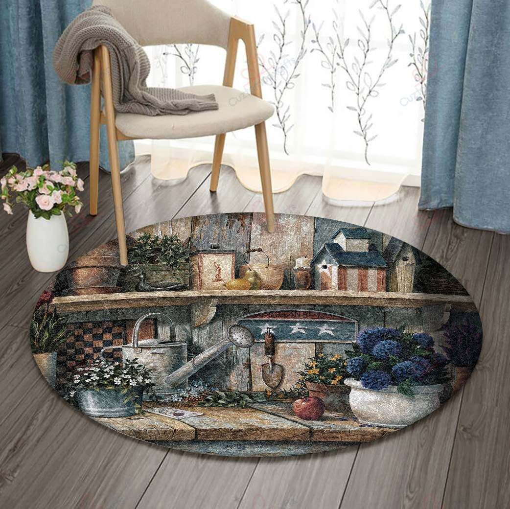 Gardening Round Carpet Floor Rug Living Room Bedroom Decor Round Area Rug Carpet Gardening Round Carpet Floor Rug Living Room Bedroom Decor Round Area Rug Carpet