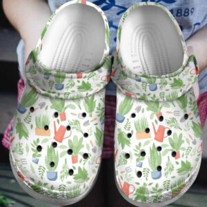 Gardening Personalized Clog Custom Crocs Comfortablefashion Style Comfortable For Women Men Kid Print 3D Garden Plant Pattern