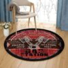 Gasoline Round Carpet Floor Rug Living Room Bedroom Decor Round Area Rug Carpet