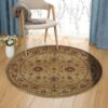 Genesis Round Carpet Floor Rug Living Room Bedroom Decor Round Area Rug Carpet