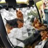 Geometric Australian Terrier Car Back Seat Cover Dog Car Seat Covers - 201cd8c0a691