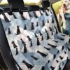 Geometric Background Labrador Retriever Pattern Design Car Back Seat Cover Dog Car Seat Covers - 1730c1bd226d