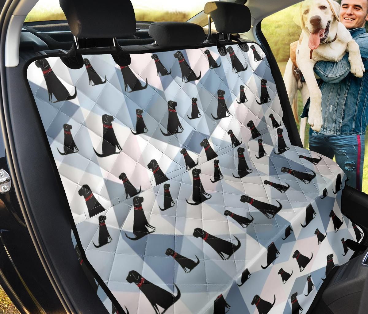 Geometric Background Labrador Retriever Pattern Design Car Back Seat Cover Dog Car Seat Covers - 1730c1bd226d Geometric Background Labrador Retriever Pattern Design Car Back Seat Cover Dog Car Seat Covers - 1730c1bd226d