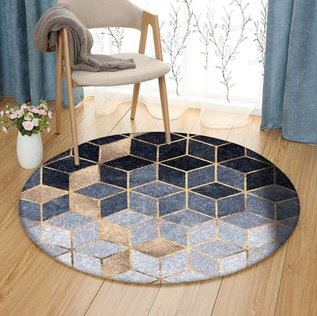 Geometric Black And Yellow Round Carpet Floor Rug Living Room Bedroom Decor Round Area Rug Carpet Geometric Black And Yellow Round Carpet Floor Rug Living Room Bedroom Decor Round Area Rug Carpet