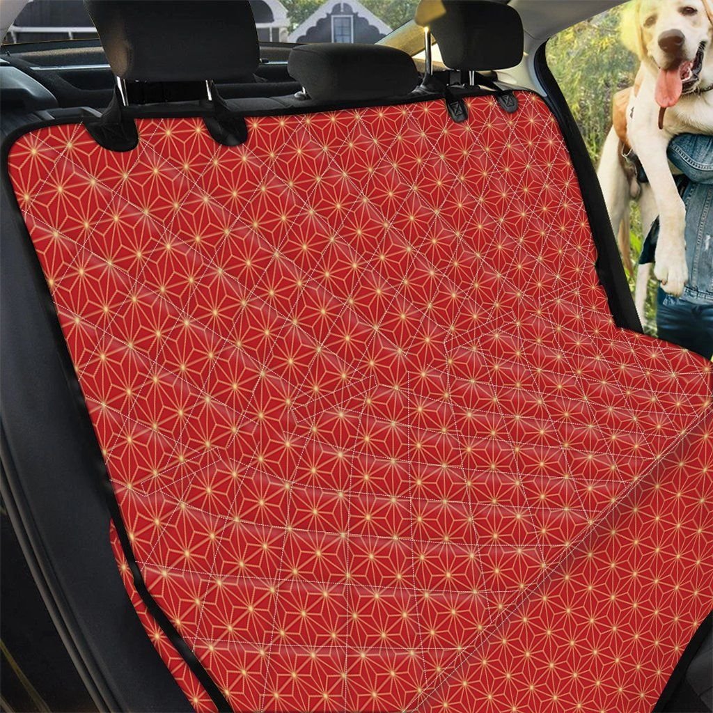 Geometric Japanese Floral Pattern Print Car Back Seat Cover Dog Car Seat Covers - 74d75b090f74 Geometric Japanese Floral Pattern Print Car Back Seat Cover Dog Car Seat Covers - 74d75b090f74