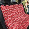 Geometric Knitted Pattern Print Car Back Seat Cover Dog Car Seat Covers - 743870932c1f