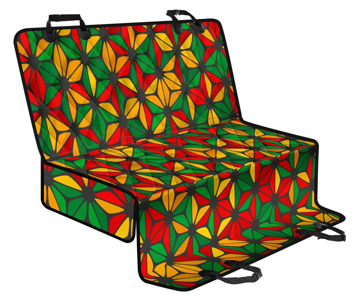 Geometric Reggae Pattern Print Pet Car Back Seat Cover - f8105d3972b6 Geometric Reggae Pattern Print Pet Car Back Seat Cover - f8105d3972b6