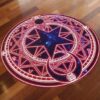 Geometry Round Carpet Floor Rug Living Room Bedroom Decor Round Area Rug Carpet