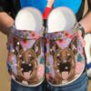 German Shepherd Cute Sku 1143 Crocs Crocband Clog Comfortable For Mens Womens Classic Clog Water Shoes