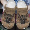 German Shepherd Personalized Clog Custom Crocs Comfortablefashion Style Comfortable For Women Men Kid Print 3D
