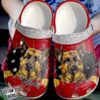 German Shepherd Personalized Crack Wall Sku 1146 Crocs Crocband Clog Comfortable For Mens Womens Classic Clog Water Shoes