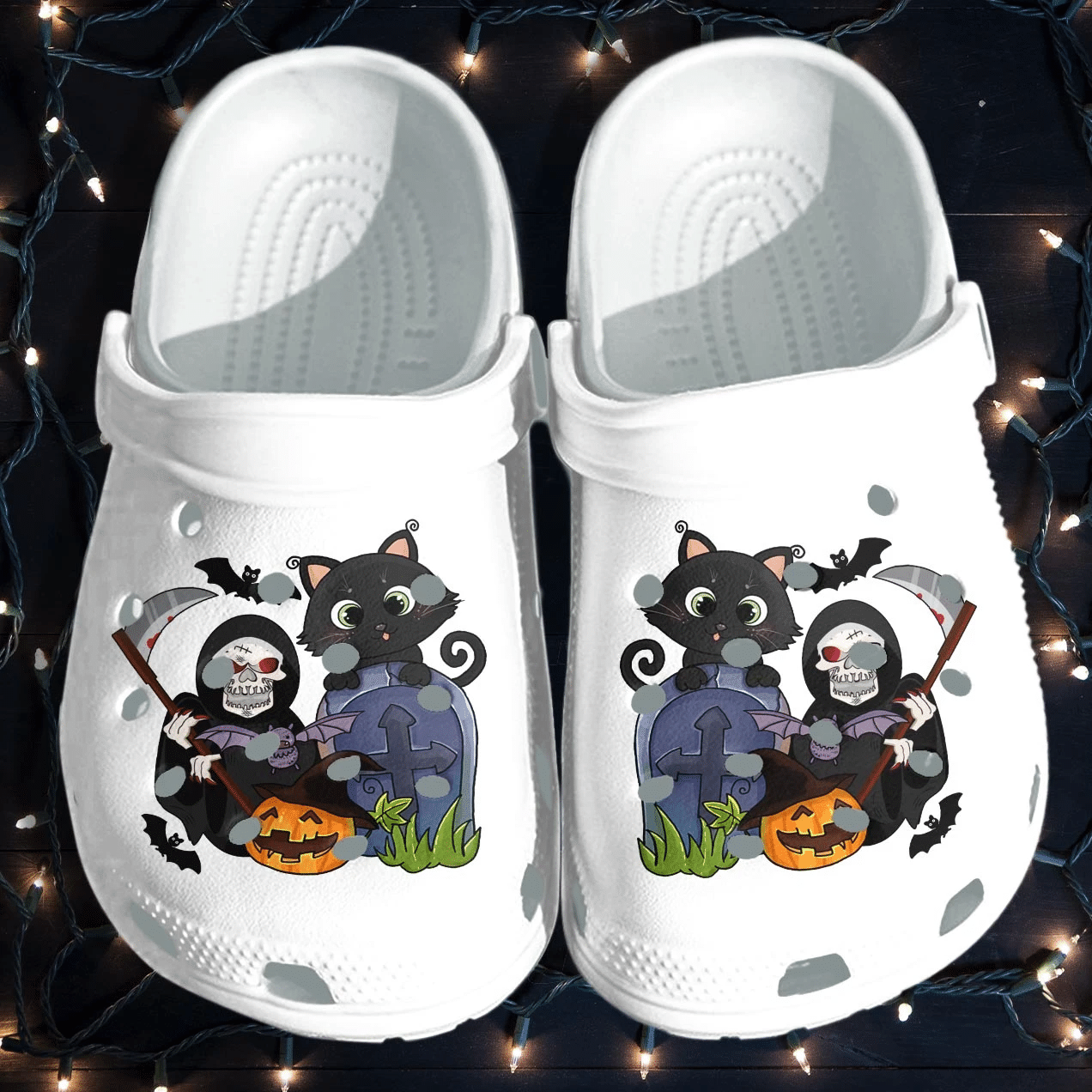 Ghost Cat Shoes Clog – Halloween Pumpkin Crocs Clog Crocband Clog Birthday Gift For Man Women Ghost Cat Shoes Clog – Halloween Pumpkin Crocs Clog Crocband Clog Birthday Gift For Man Women