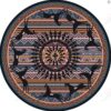 Ghost Rider Round Carpet Floor Rug Living Room Bedroom Decor Round Area Rug Carpet