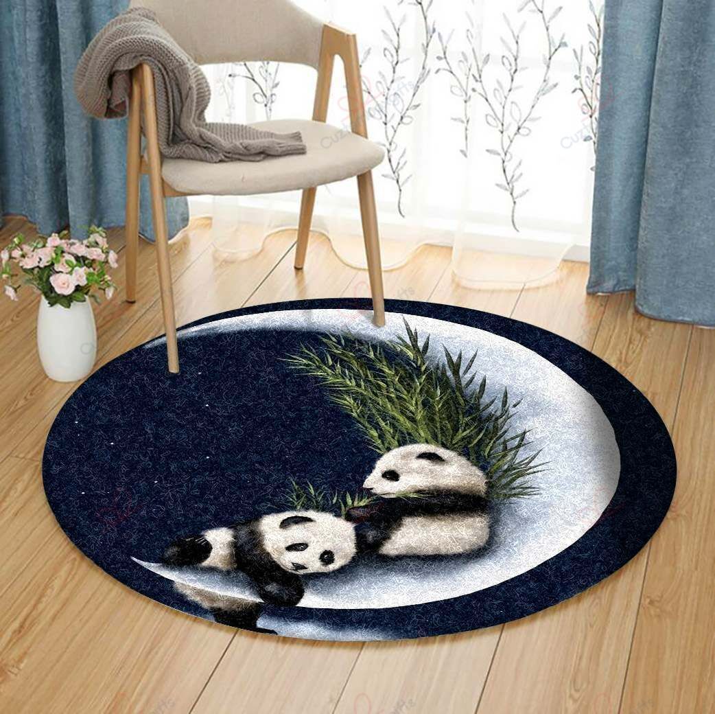 Giant Panda Round Carpet Floor Rug Living Room Bedroom Decor Round Area Rug Carpet Giant Panda Round Carpet Floor Rug Living Room Bedroom Decor Round Area Rug Carpet