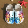 Giraffe Family Sku 1152 Crocs Crocband Clog Comfortable For Mens Womens Classic Clog Water Shoes