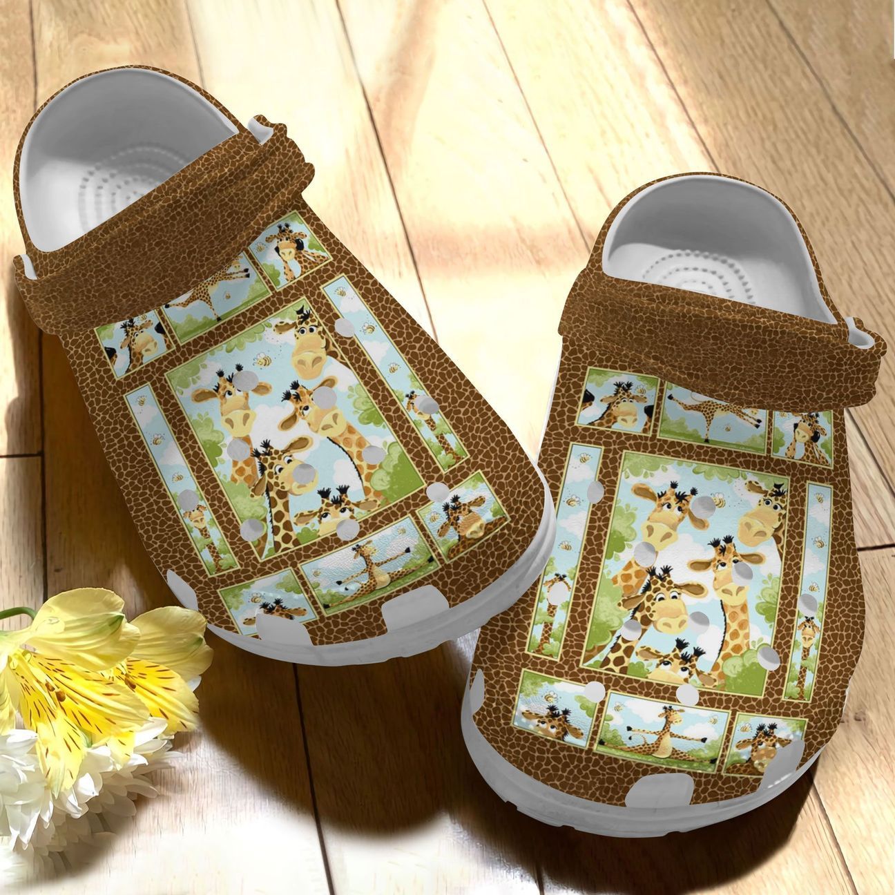 Giraffe Personalize Clog Custom Crocs Fashionstyle Comfortable For Women Men Kid Print 3D Giraffe Family Giraffe Personalize Clog Custom Crocs Fashionstyle Comfortable For Women Men Kid Print 3D Giraffe Family