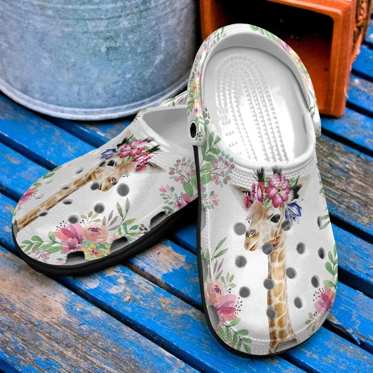 Giraffe Personalized Clog Custom Crocs Comfortablefashion Style Comfortable For Women Men Kid Print 3D Baby Giraffe Giraffe Personalized Clog Custom Crocs Comfortablefashion Style Comfortable For Women Men Kid Print 3D Baby Giraffe