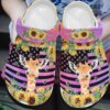 Giraffe Personalized Clog Custom Crocs Comfortablefashion Style Comfortable For Women Men Kid Print 3D Flag