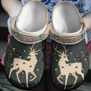 Girl Love Deer Clog Crocs Clog Crocbland – Christmas Deer Shoes Clog Birthday Gift For Man Woman