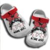 Girls Fall In Love Baseball Shoes Crocs Clog- Cute Baseball Shoes Crocbland Clog For Men Women