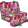 Girly Unicorn Cartoon Pattern Print Pet Car Back Seat Cover - 079c0b7a7b79