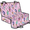 Girly Unicorn Ice Cream Pattern Print Pet Car Back Seat Cover - 1fd804e2e801