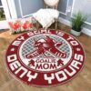Goalie Mom Round Carpet Floor Rug Living Room Bedroom Decor Round Area Rug Carpet