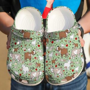 Goat Love Sku 1160 Crocs Crocband Clog Comfortable For Mens Womens Classic Clog Water Shoes