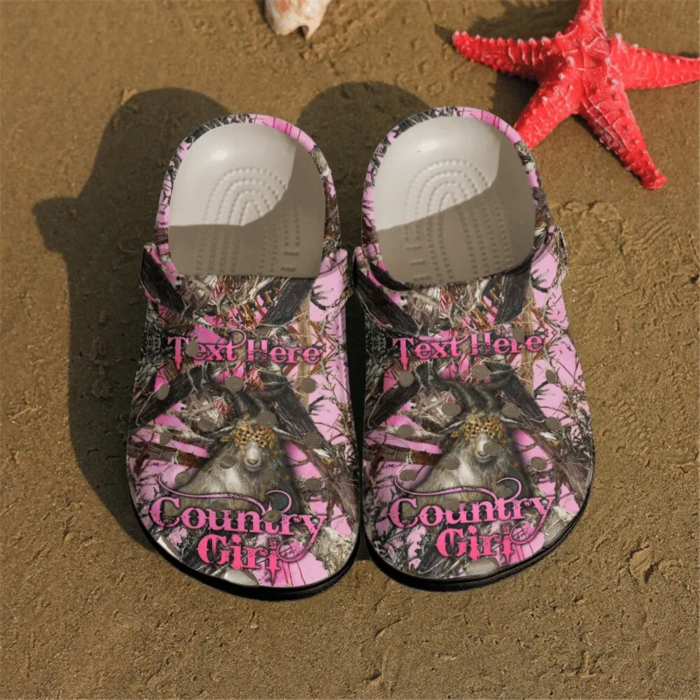 Goat Personalized Clog Custom Crocs Comfortablefashion Style Comfortable For Women Men Kid Print 3D In The Wood Goat Personalized Clog Custom Crocs Comfortablefashion Style Comfortable For Women Men Kid Print 3D In The Wood