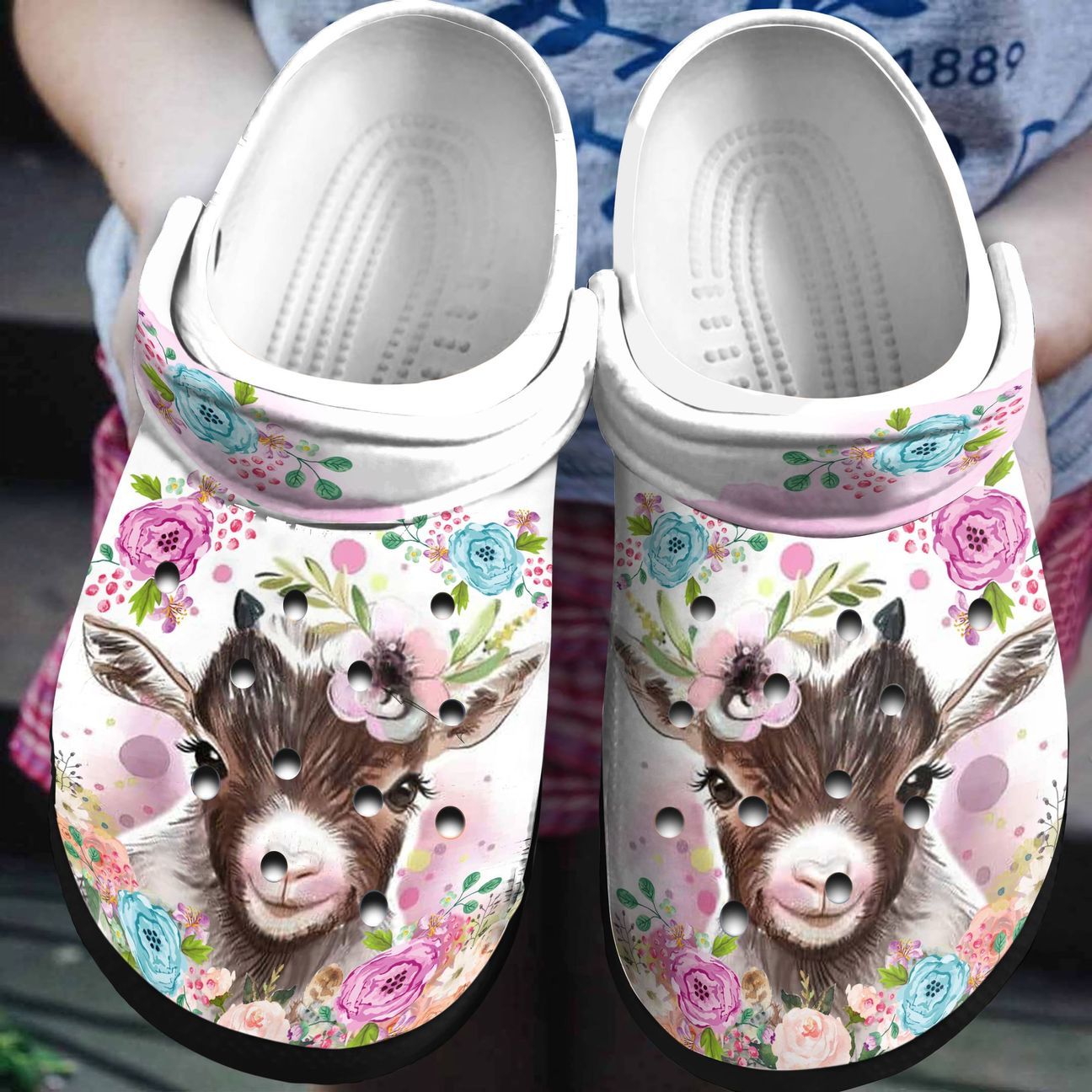 Goat Personalized Clog Custom Crocs Comfortablefashion Style Comfortable For Women Men Kid Print 3D Just A Girl Who Loves Goat Goat Personalized Clog Custom Crocs Comfortablefashion Style Comfortable For Women Men Kid Print 3D Just A Girl Who Loves Goat