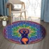 God Of Nature Round Carpet Floor Rug Living Room Bedroom Decor Round Area Rug Carpet