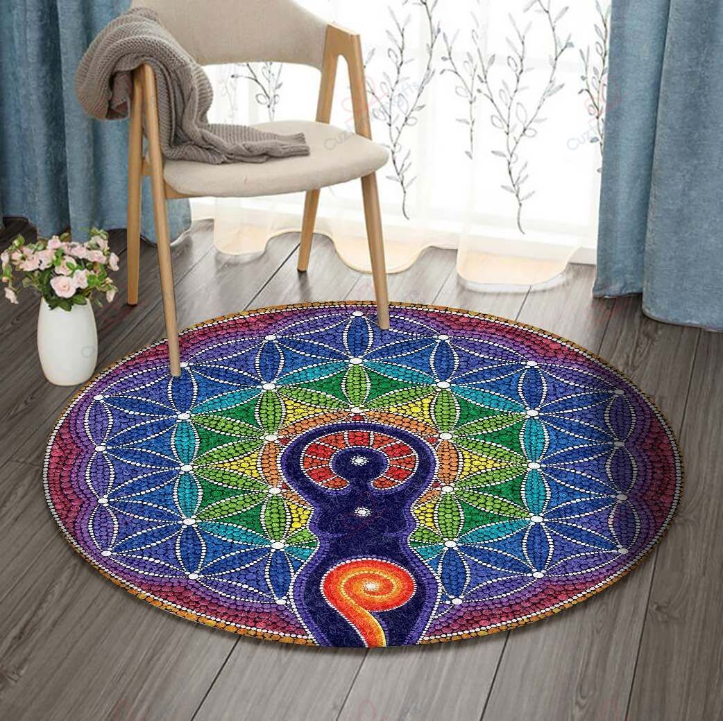 God Of Nature Round Carpet Floor Rug Living Room Bedroom Decor Round Area Rug Carpet God Of Nature Round Carpet Floor Rug Living Room Bedroom Decor Round Area Rug Carpet
