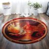 Goddess Round Carpet Floor Rug Living Room Bedroom Decor Round Area Rug Carpet