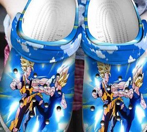 Goku X Vegeta Crocs Crocband Clog Clog Comfortable For Mens And Womens Classic Clog Water Shoes Comfortable